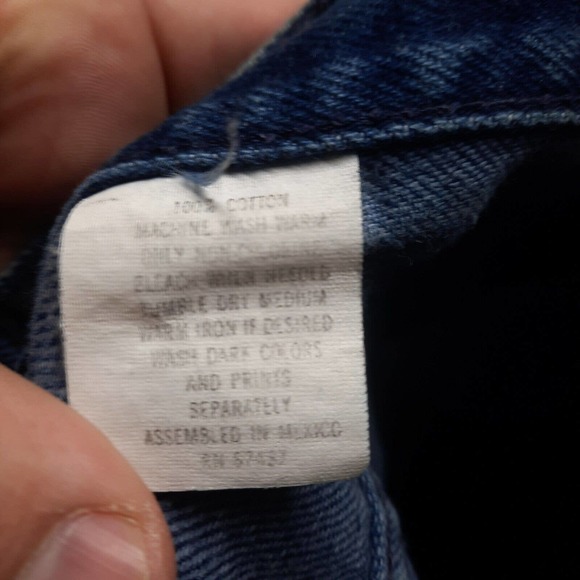 Vintage Oo La La Sasson Jeans Women 13 / 14 Blue Tapered Leg 80s Denim Pants - Picture 9 of 11